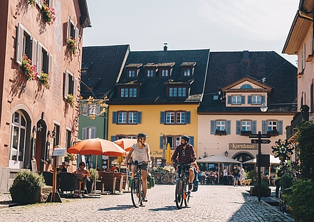 Radeln in der Innenstadt (Schwarzwald Tourismus) Radeln in der Innenstadt