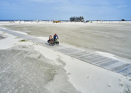 Am Strand von St. Peter-Ording (NKR, F. Trykowski) Am Strand von St. Peter-Ording